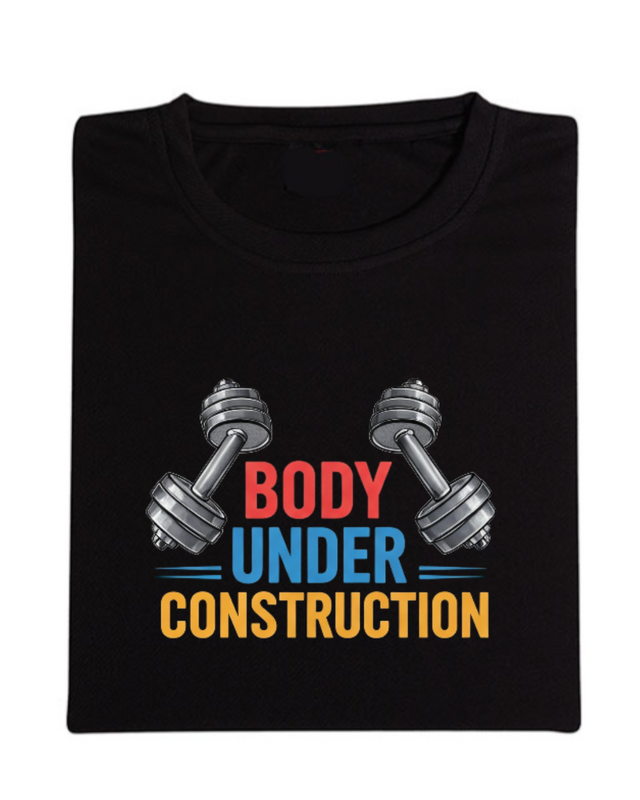 Body Under Construction Half Sleeve T-Shirt
