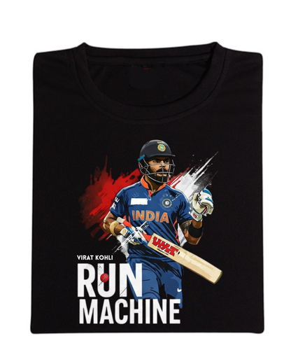 Virat Kohli — The Run Machine Half Sleeve T-Shirt