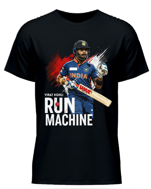 Virat Kohli — The Run Machine Half Sleeve T-Shirt