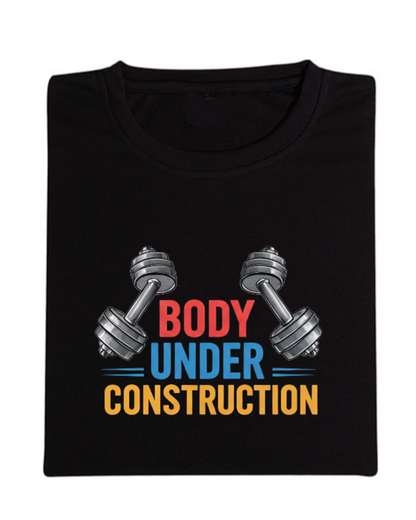 Body Under Construction Half Sleeve T-Shirt