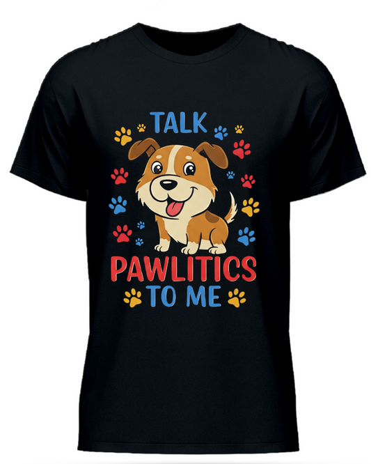 Talk Pawlitics To Me"  Half Sleeve T-Shirt
